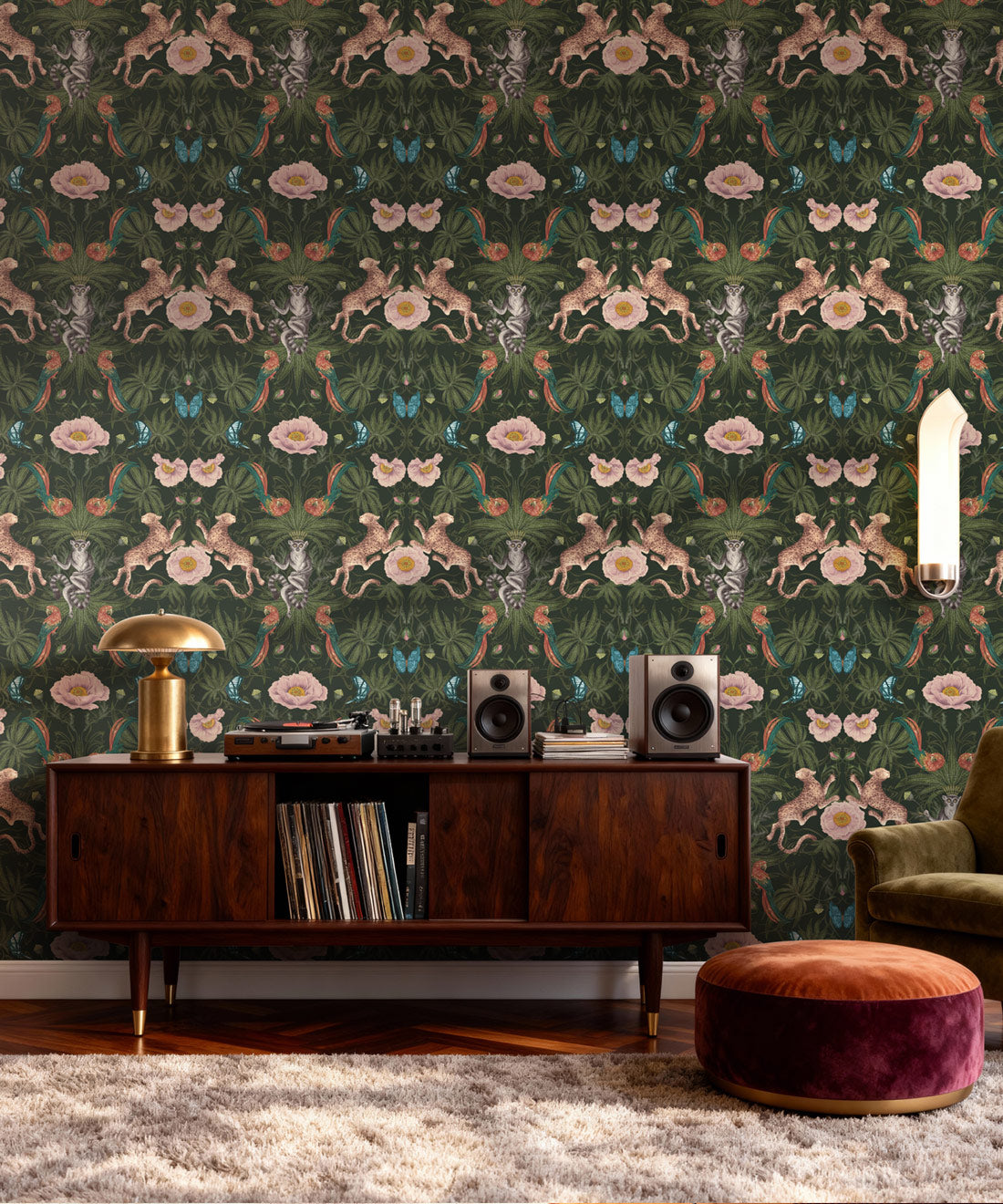 Green Magic Wallpaper, Velvet High