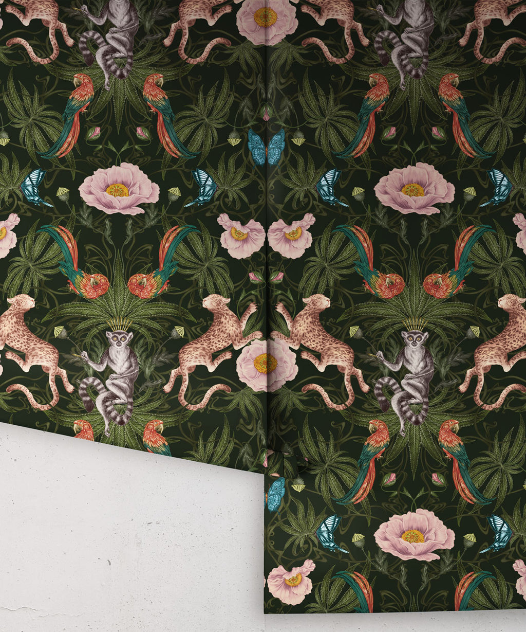 Green Magic Wallpaper, Velvet High
