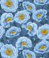 Papaver Wallpaper, Chalk Indigo