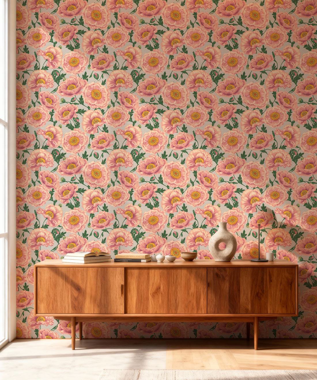 Papaver Wallpaper, Heirloom Petal