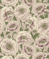 Papaver Wallpaper, Vintage Lilac