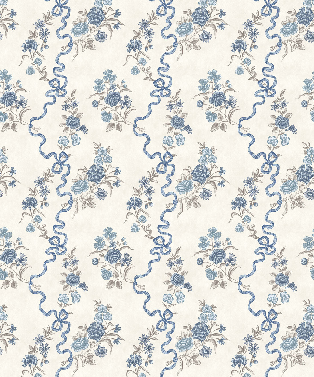 Colette Wallpaper, Blue