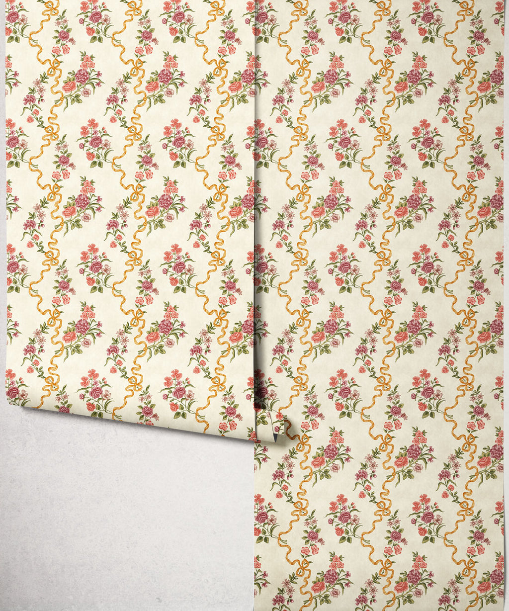 Colette Wallpaper, Parchment