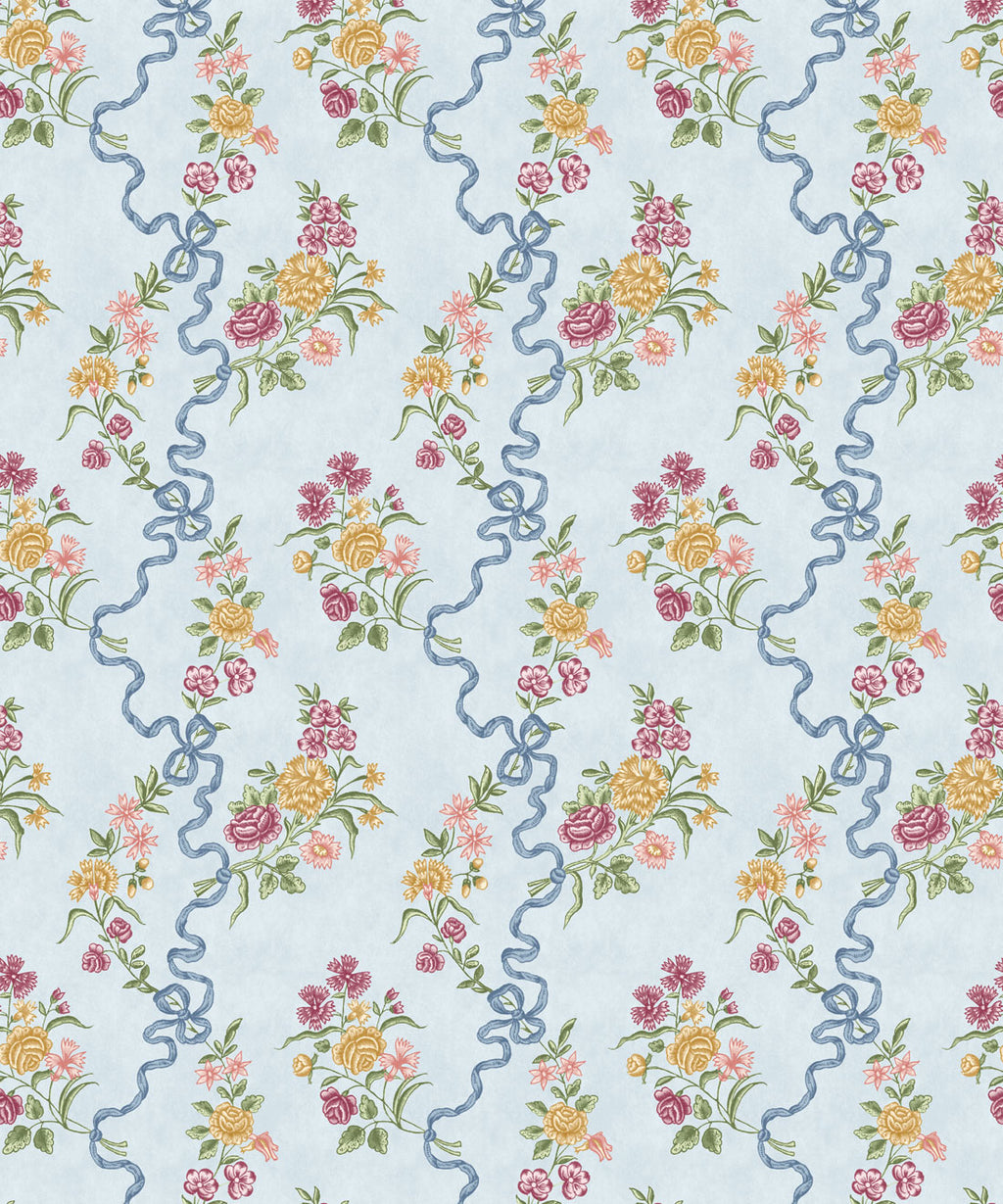 Colette Wallpaper, Sky Blue