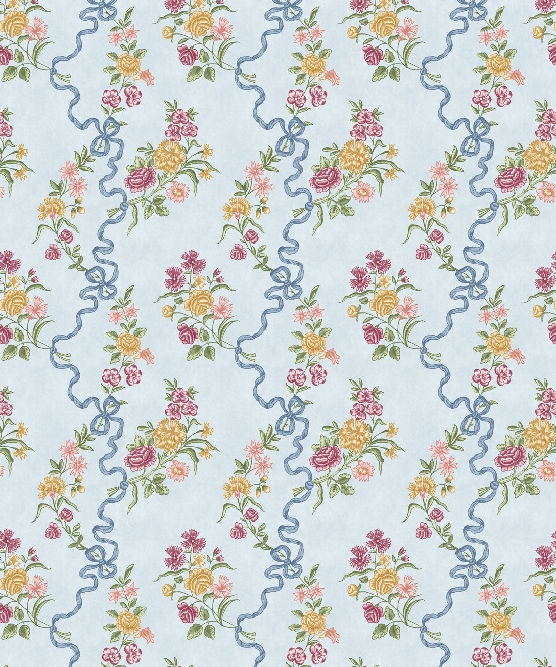 Colette Wallpaper, Sky Blue