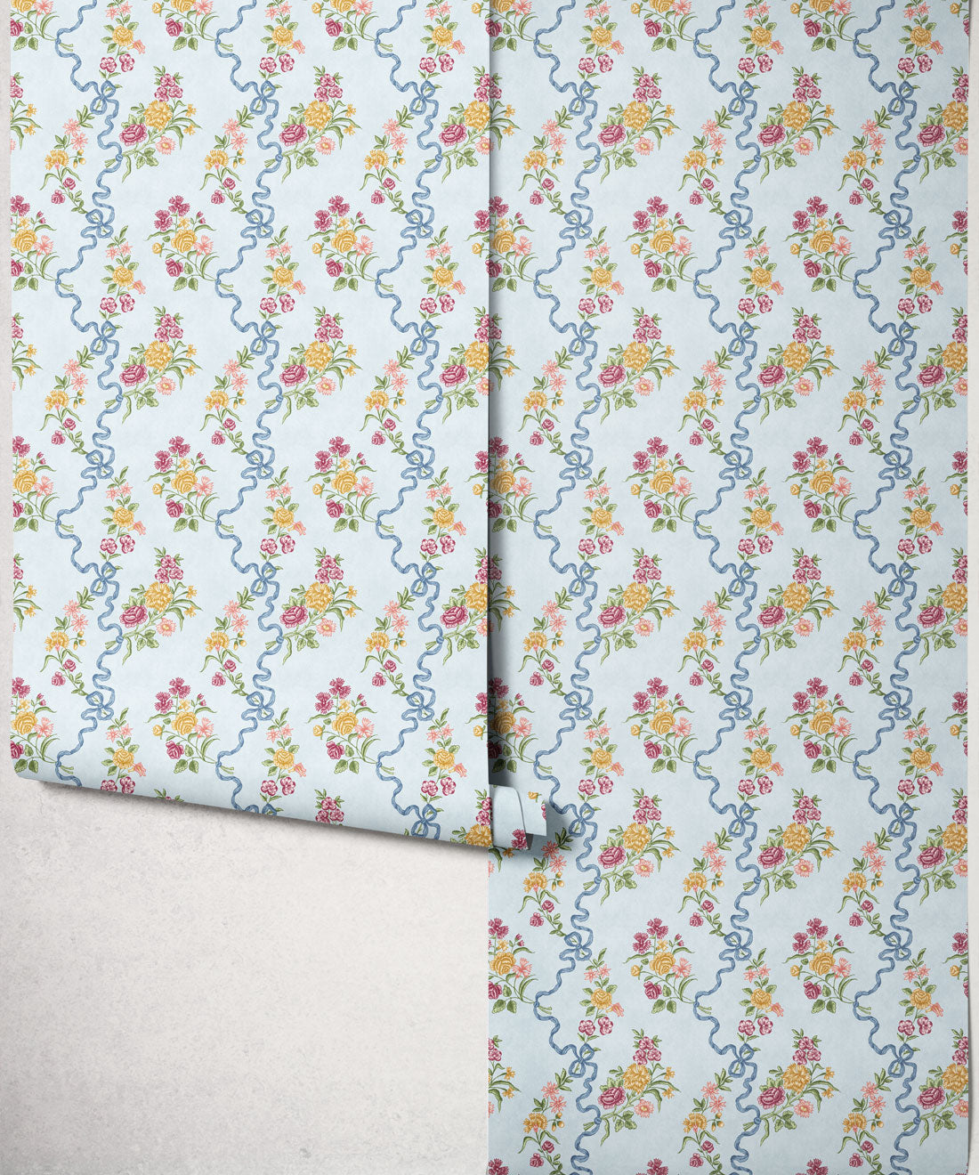 Colette Wallpaper, Sky Blue