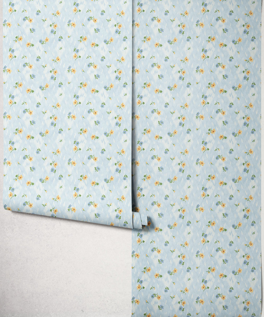 Dana Wallpaper, Swedish Blue