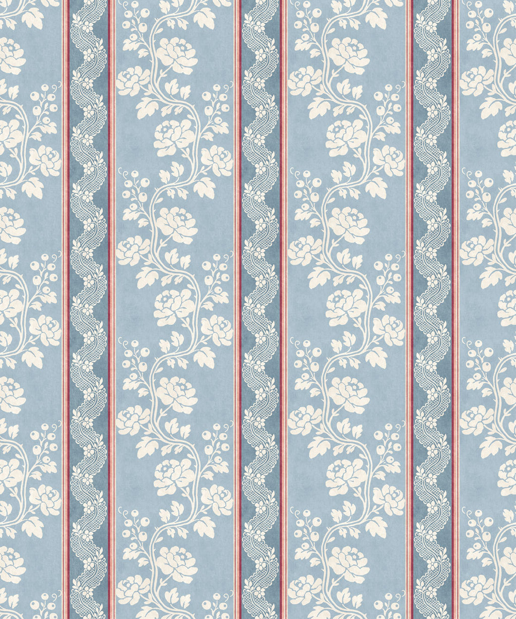 Elise Wallpaper, Swedish Blue