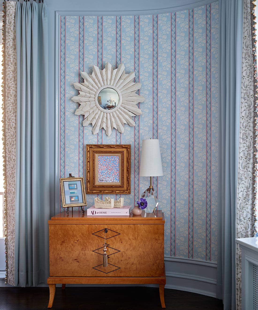 Elise Wallpaper, Swedish Blue