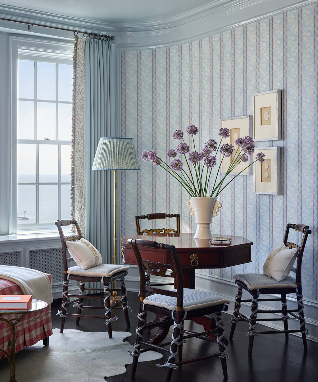 Elise Wallpaper, Swedish Blue