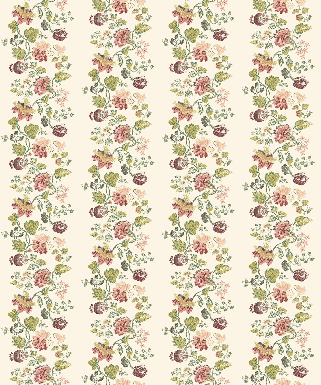 Maya Rose Wallpaper, Cream
