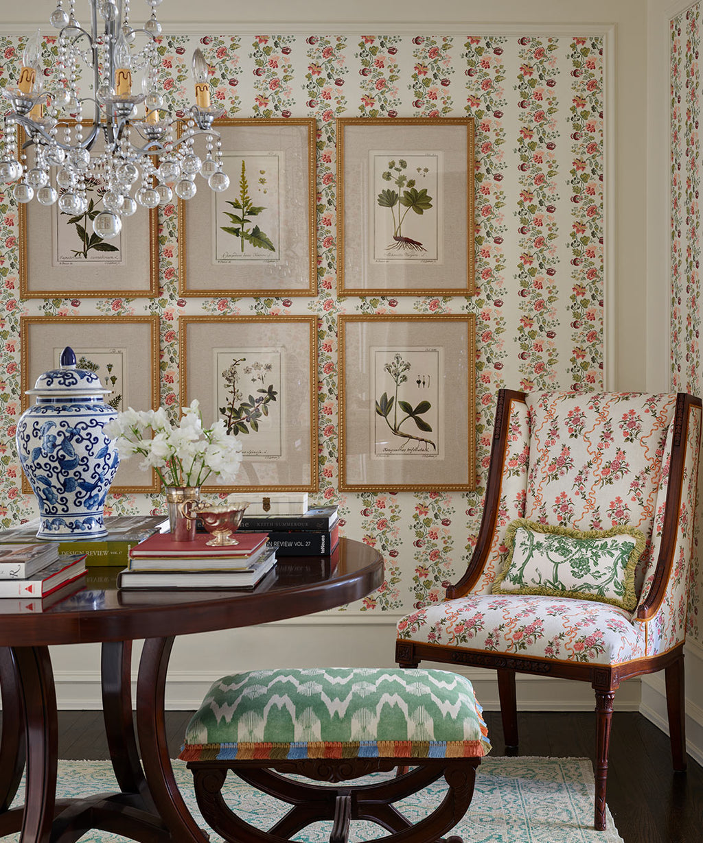 Maya Rose Wallpaper, Cream