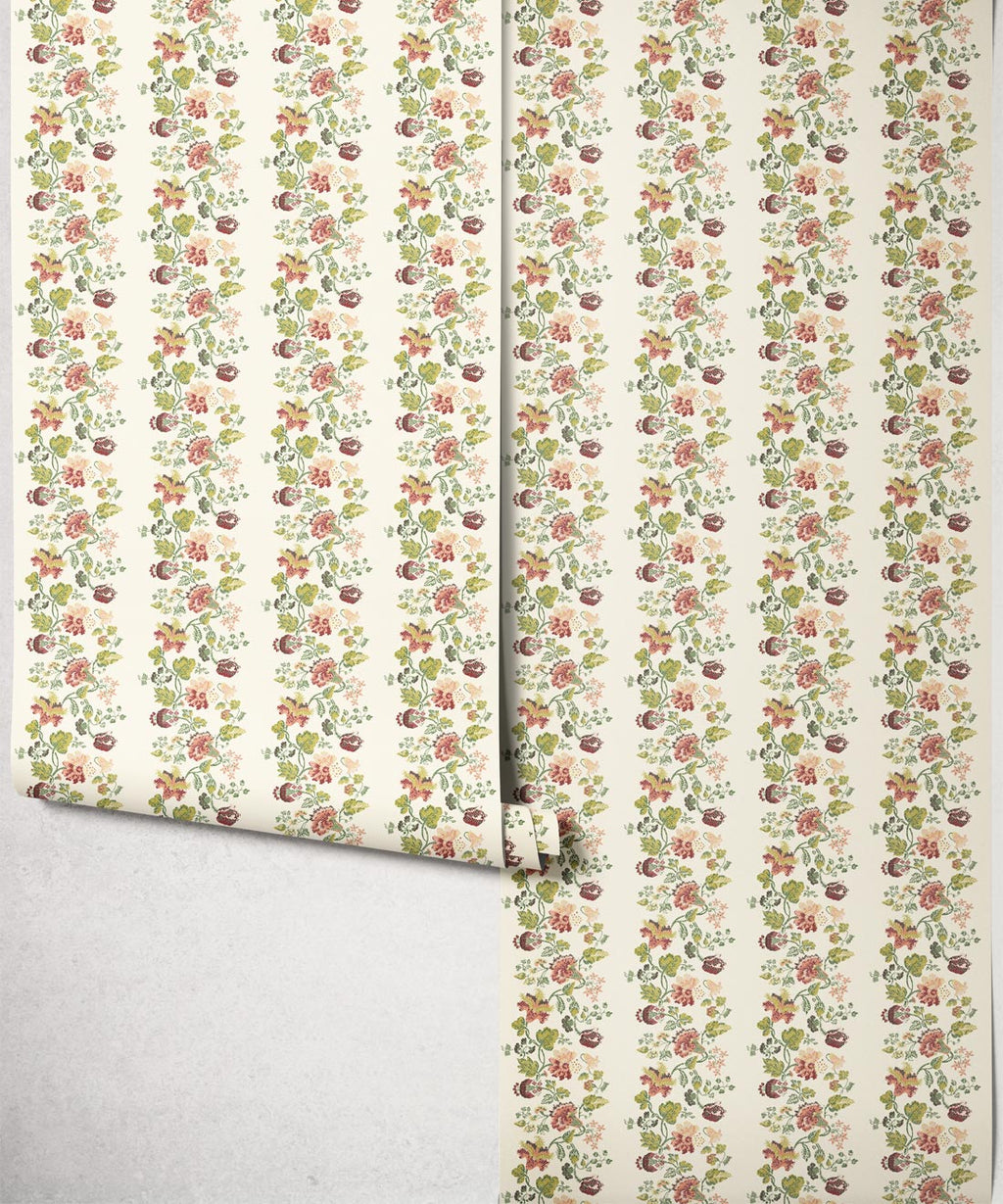 Maya Rose Wallpaper, Cream