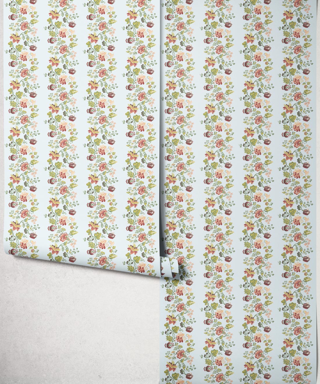 Maya Rose Wallpaper, Sky Blue