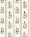 Salomone Wallpaper, Blue & Gold