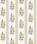 Salomone Wallpaper, Blue & Gold