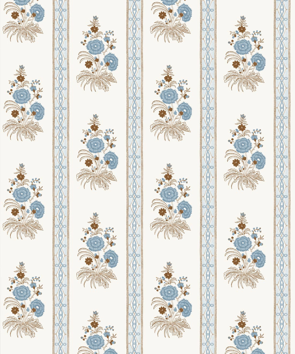 Salomone Wallpaper, Swedish Blue