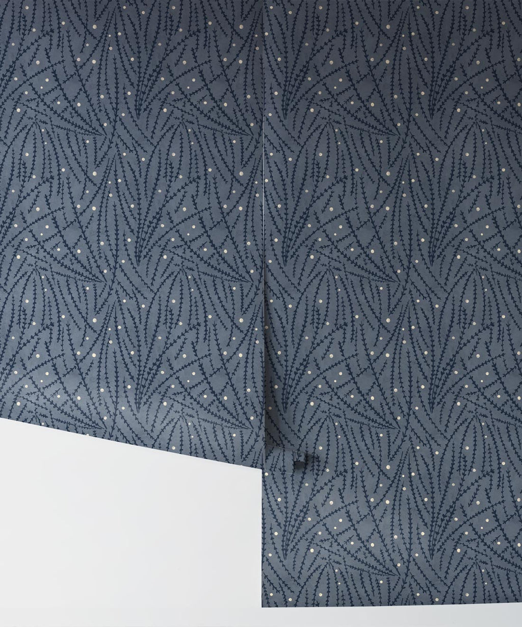 Brush Wallpaper, Blue