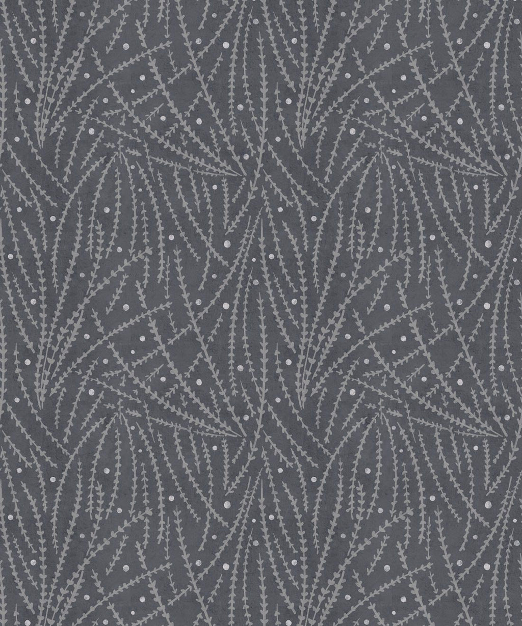 Brush Wallpaper, Grey