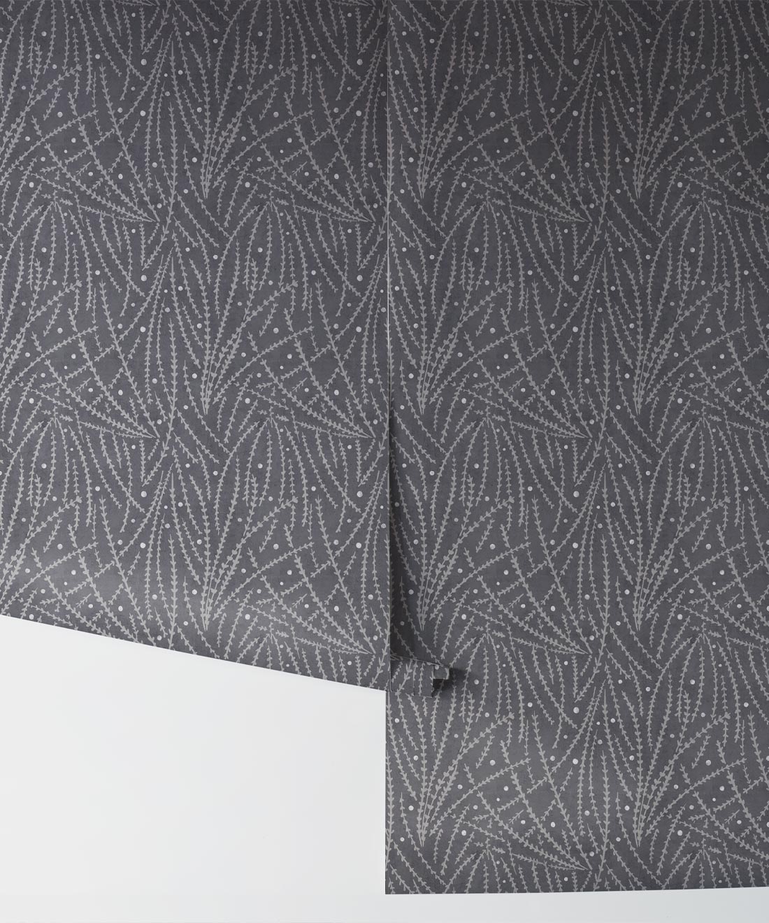 Brush Wallpaper, Grey