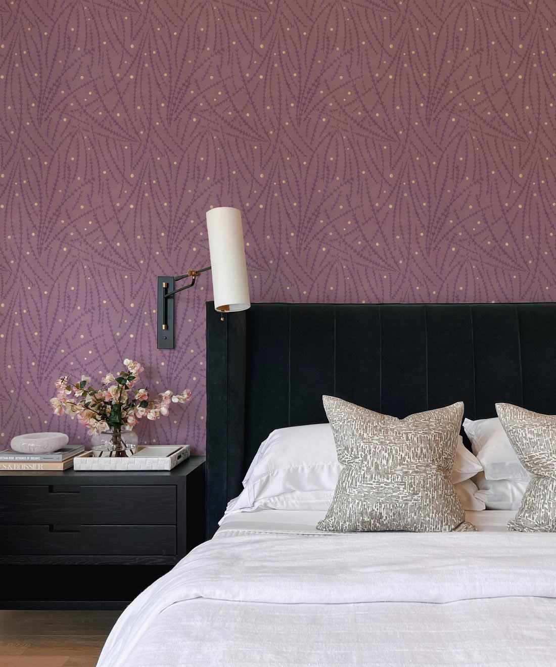 Brush Wallpaper, Lilac