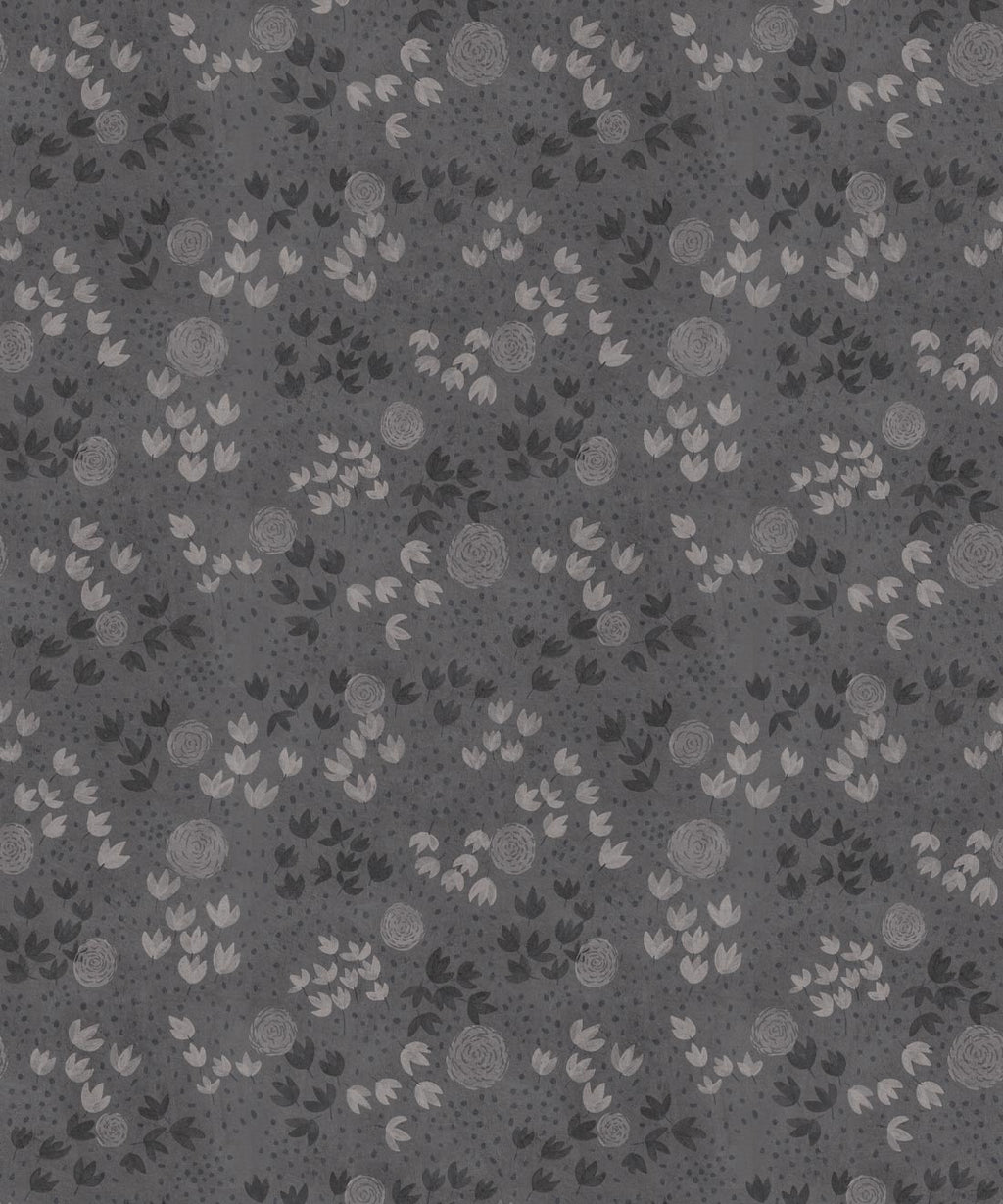 Dainty Wallpaper, Grey