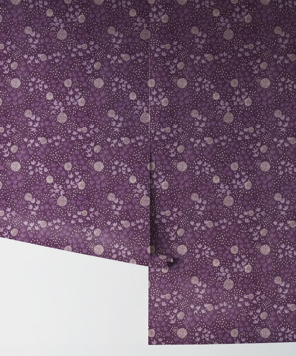 Dainty Wallpaper, Purple