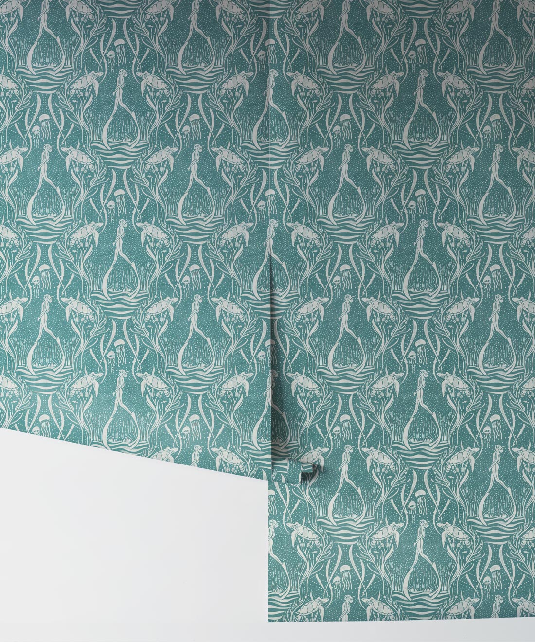 Deep Sea Wallpaper, Aqua