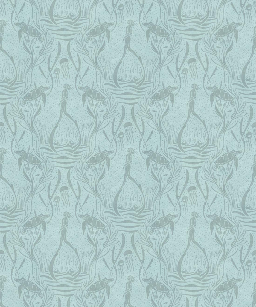 Deep Sea Wallpaper, Eggshell