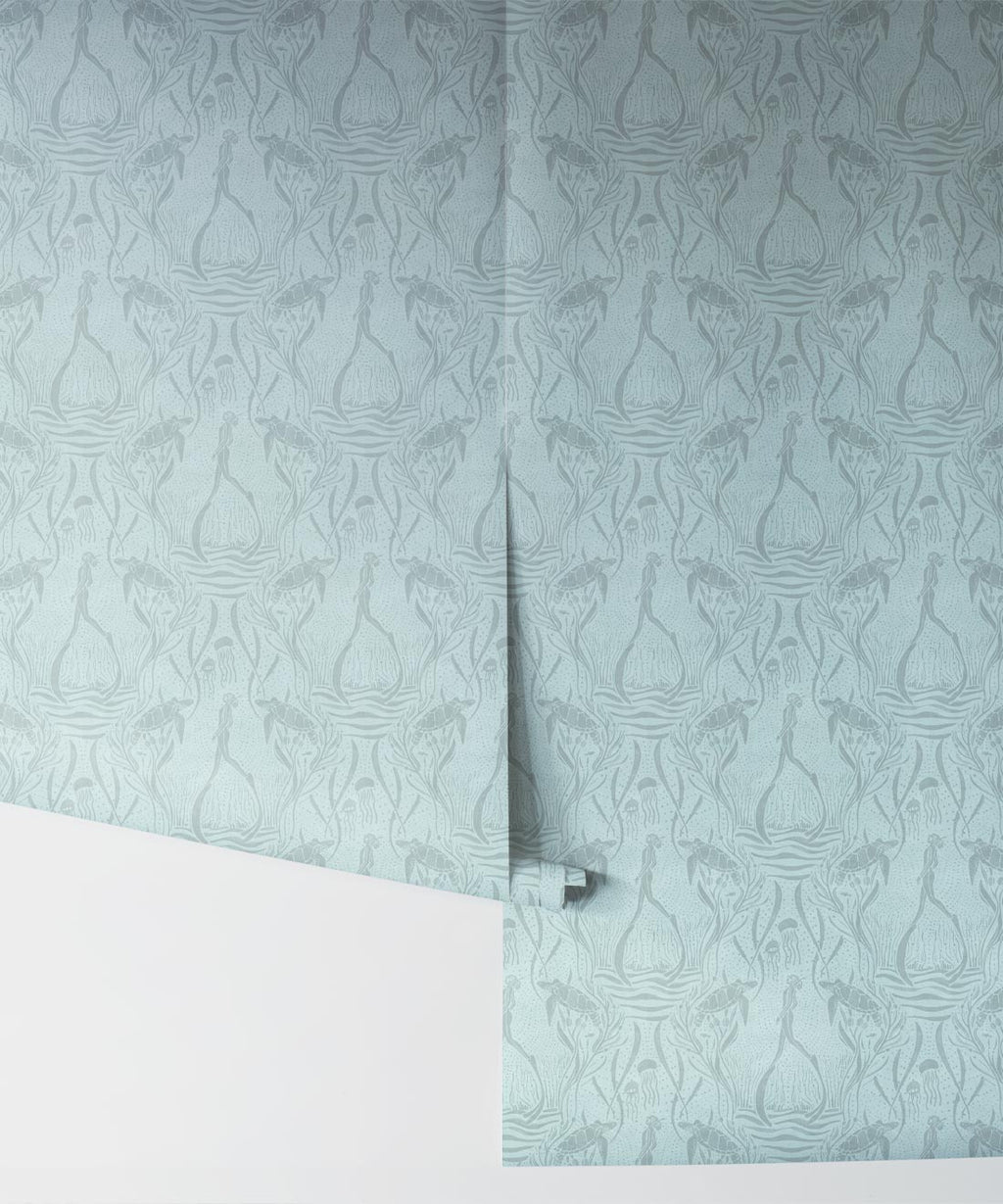 Deep Sea Wallpaper, Eggshell