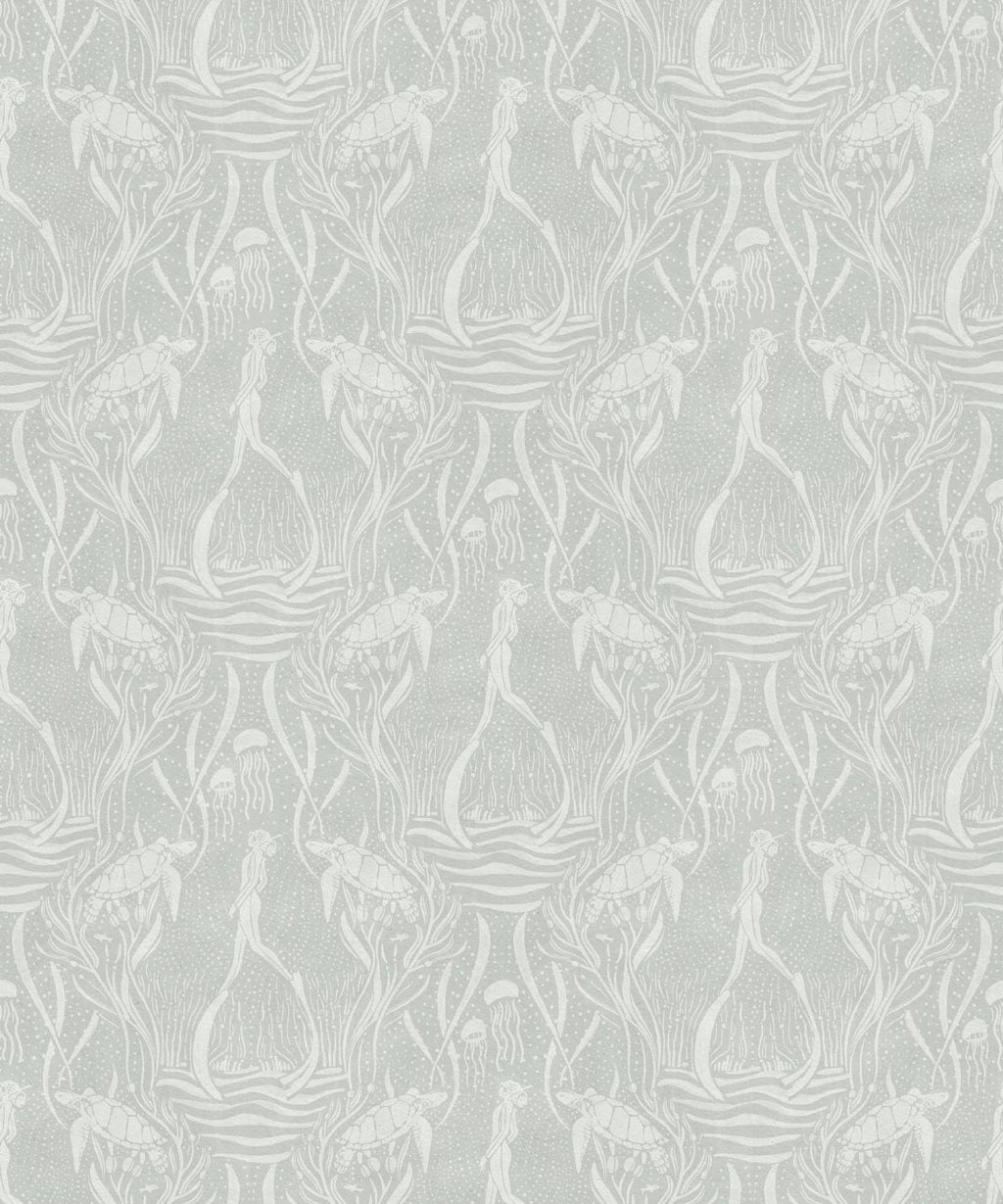 Deep Sea Wallpaper, Grey