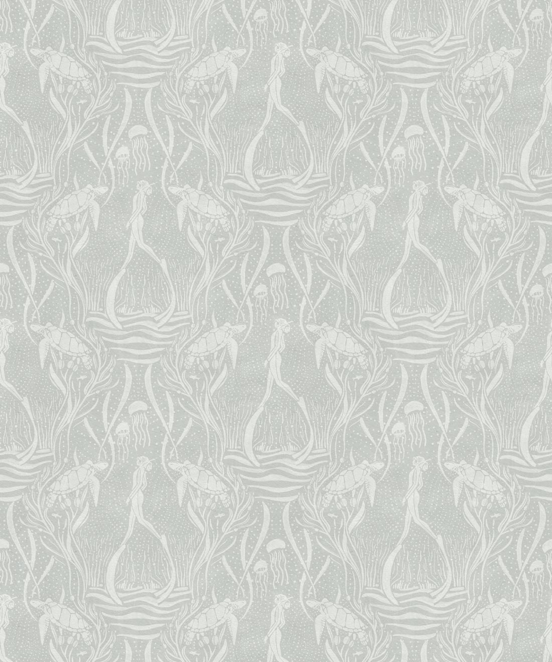 Deep Sea Wallpaper, Grey