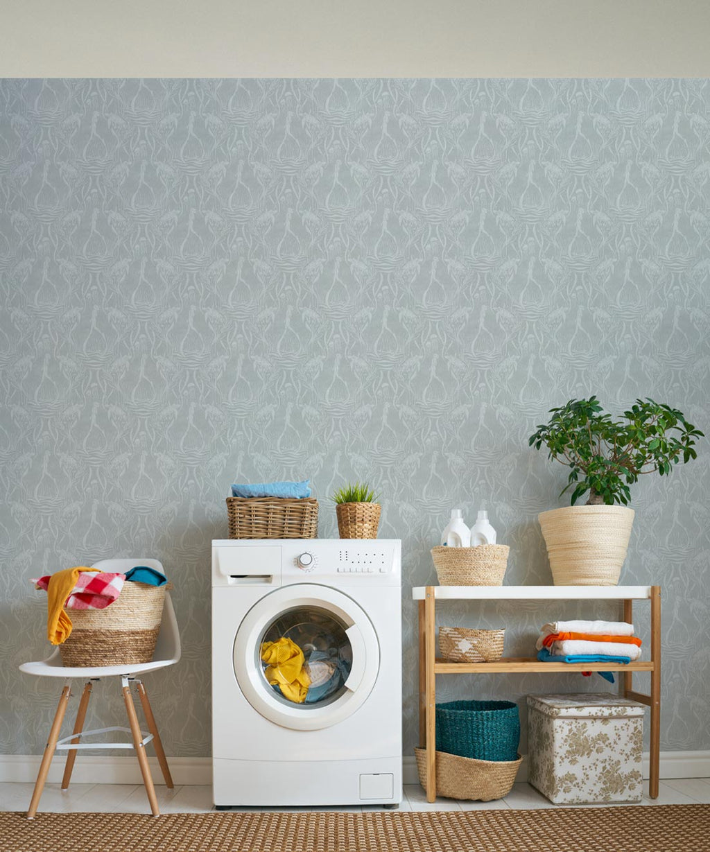 Deep Sea Wallpaper, Grey