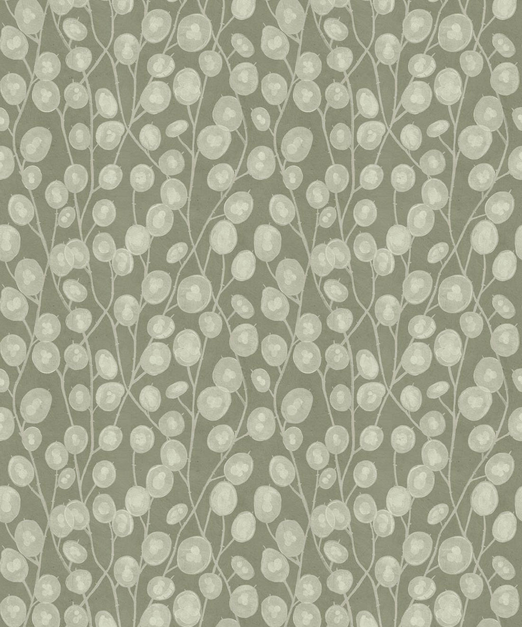 Lunaria Wallpaper, Green