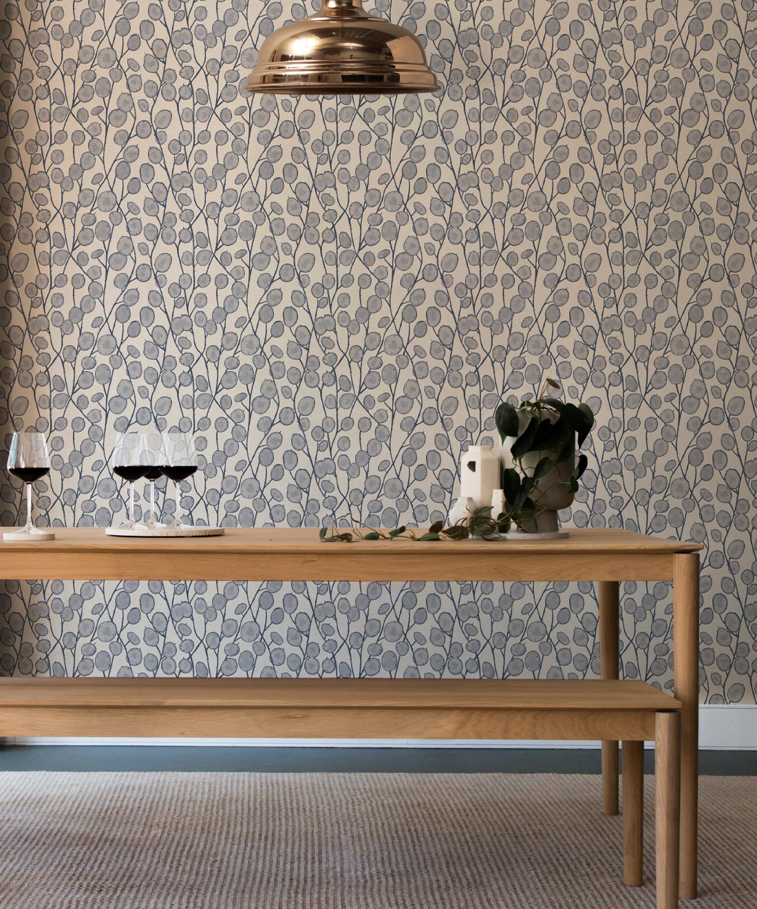 Lunaria Wallpaper, Linen