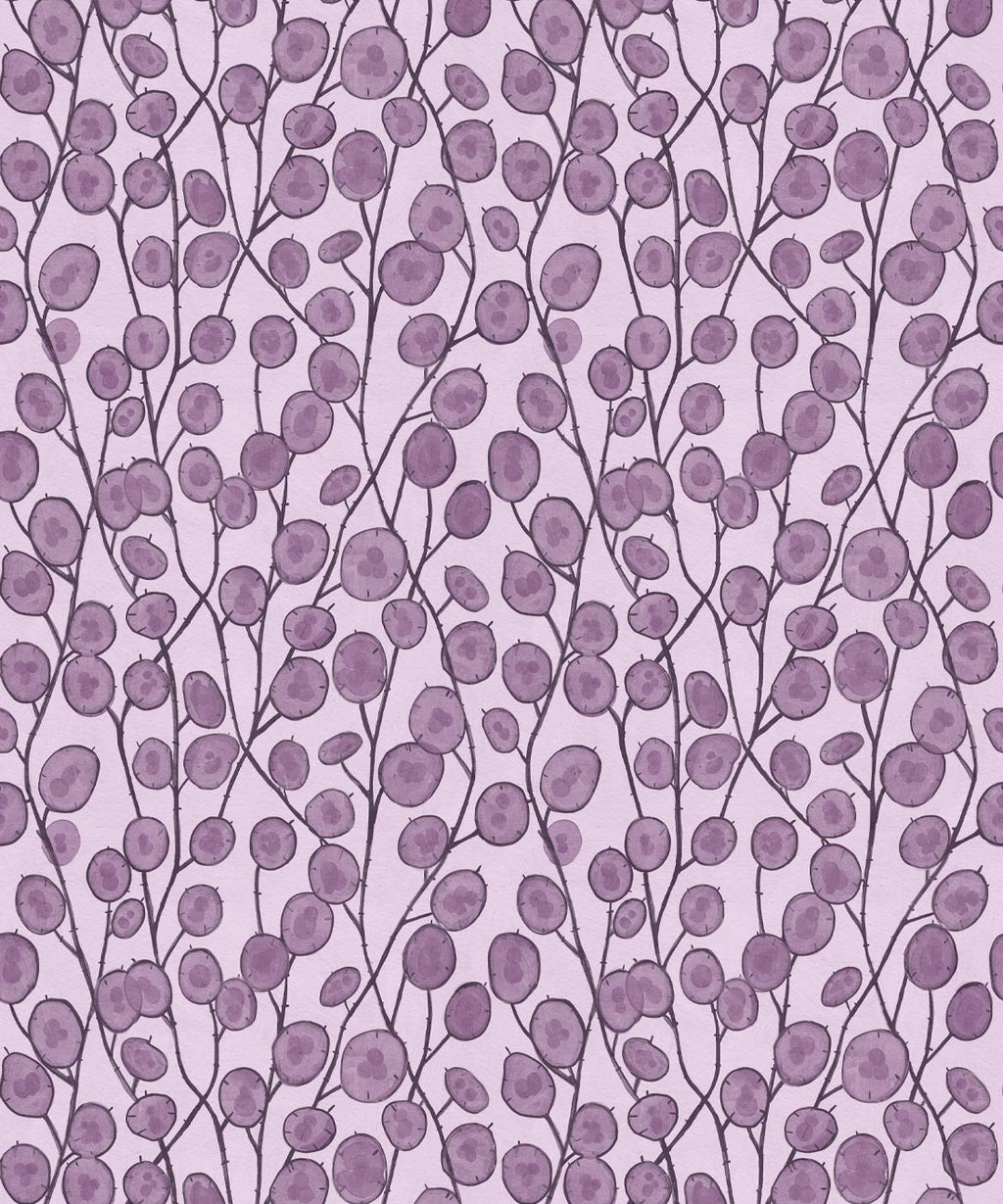 Lunaria Wallpaper, Violet