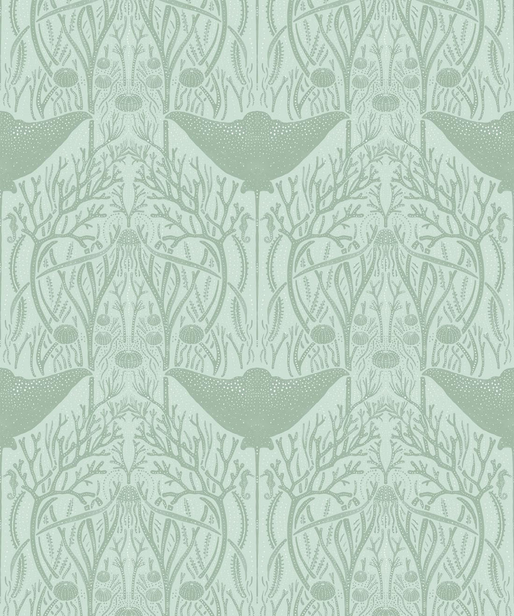 Manta Ray Wallpaper, Mint