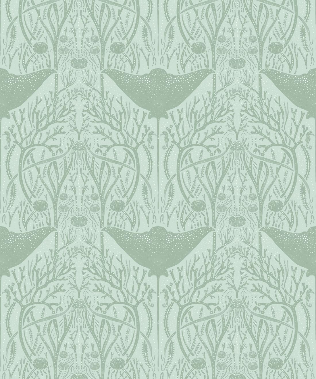 Manta Ray Wallpaper, Mint