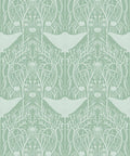 Manta Ray Wallpaper, Sea Green
