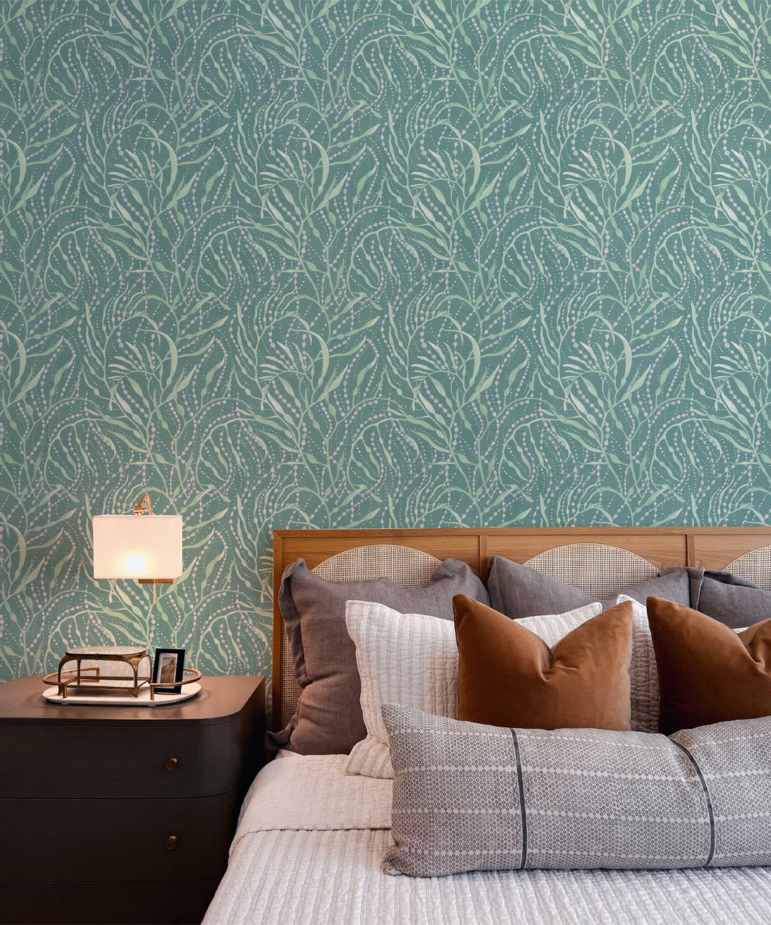 Neptune’s Necklace Wallpaper, Aqua