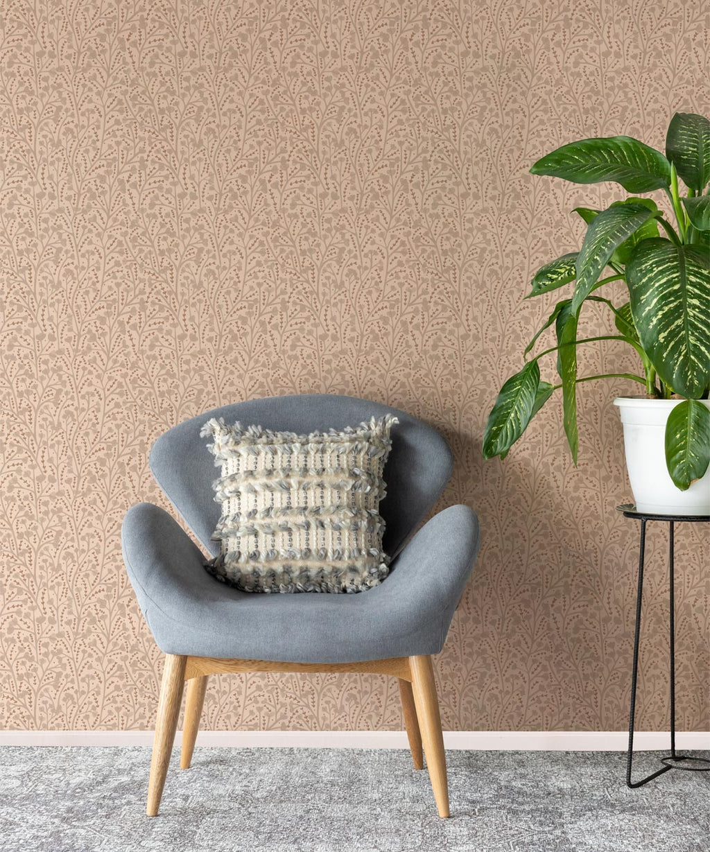 Petals Wallpaper, Cream