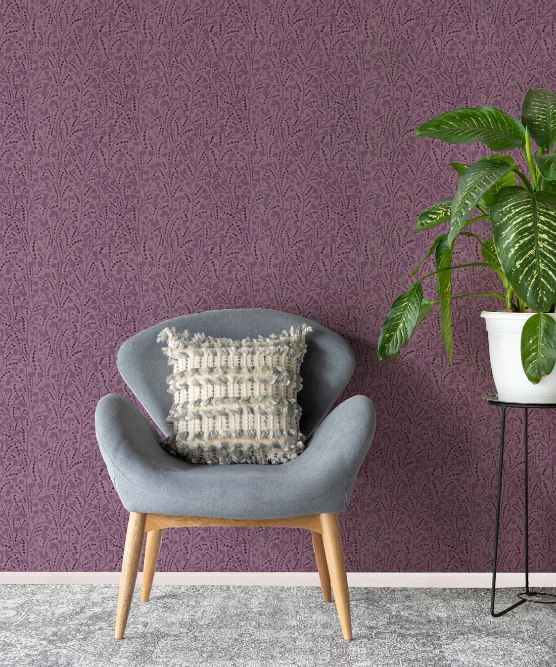 Petals Wallpaper, Lavender