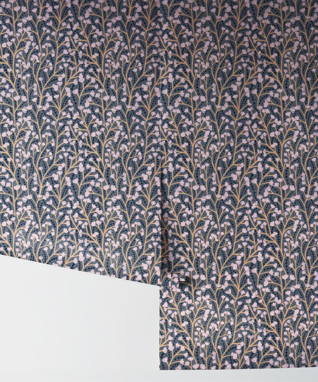 Petals Wallpaper, Steel