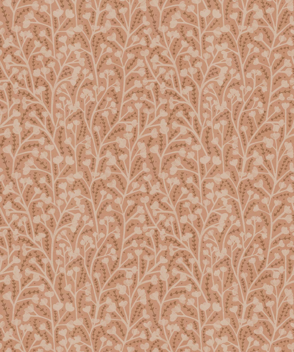 Petals Wallpaper, Terracotta