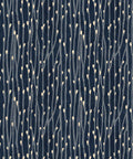 Pussy Willow Wallpaper, Indigo