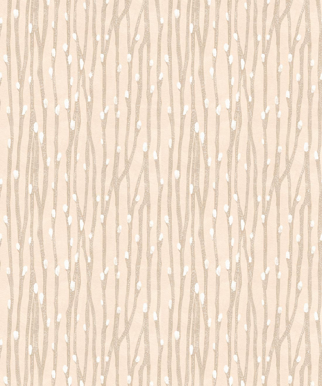 Pussy Willow Wallpaper, Nude
