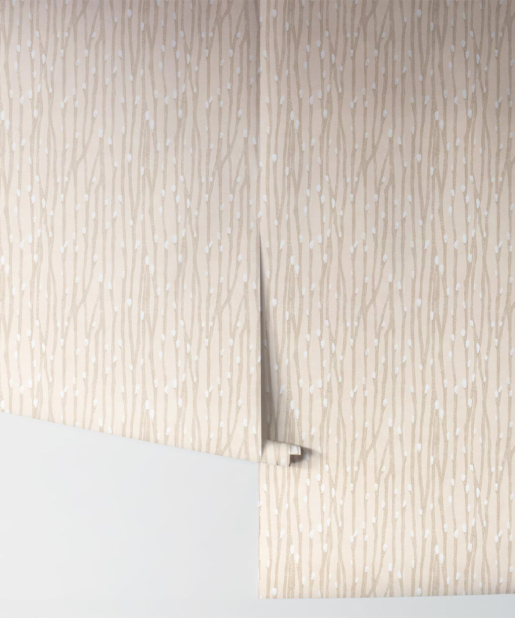 Pussy Willow Wallpaper, Nude