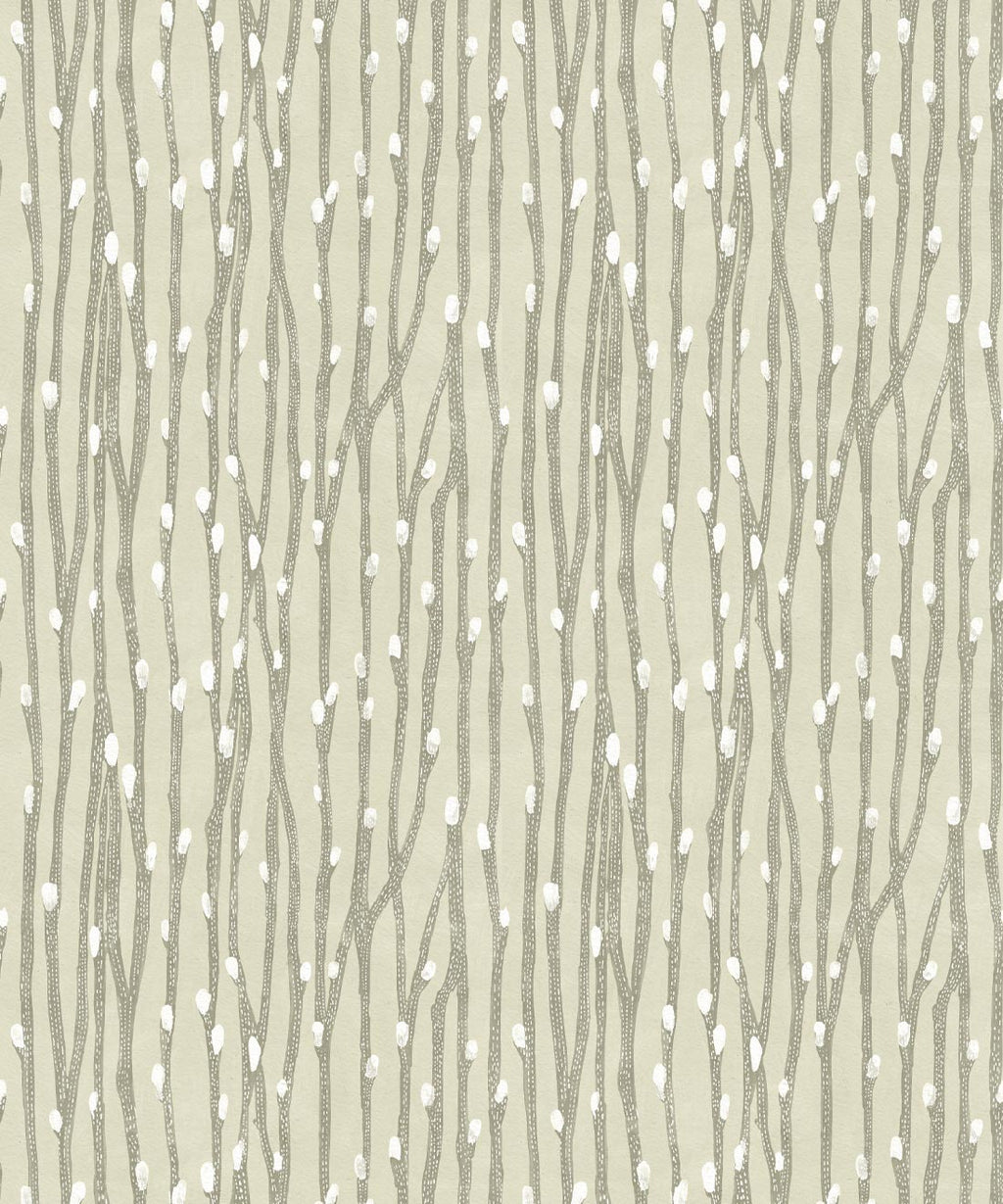 Pussy Willow Wallpaper, Sage