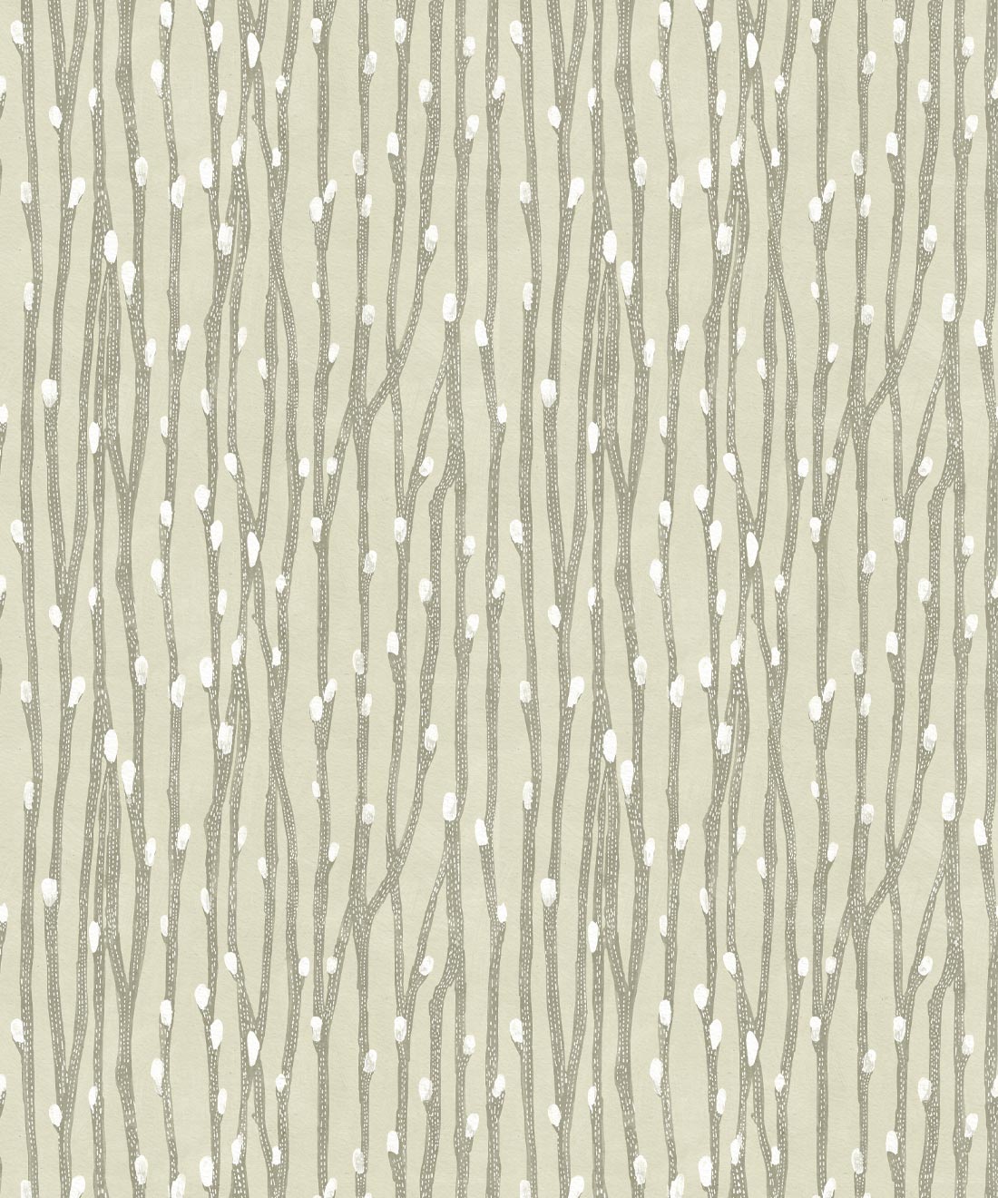 Pussy Willow Wallpaper, Sage