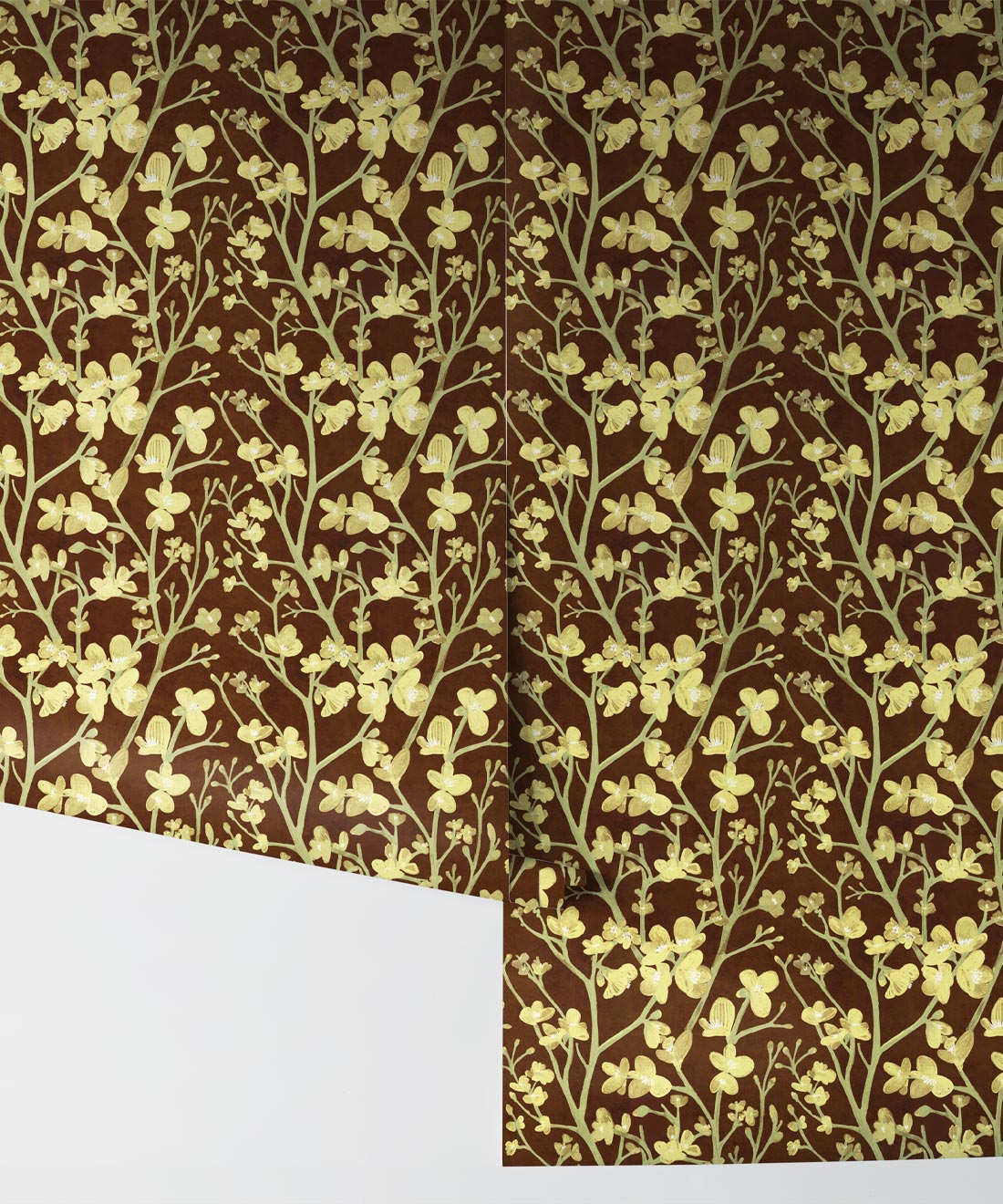 Quince Wallpaper, Brown